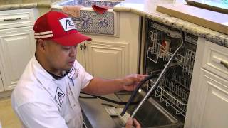 Installing door gasket on a Miele dishwasher in Henderson, NV