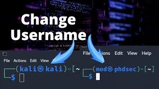 Change Linux Username &amp; Hostname