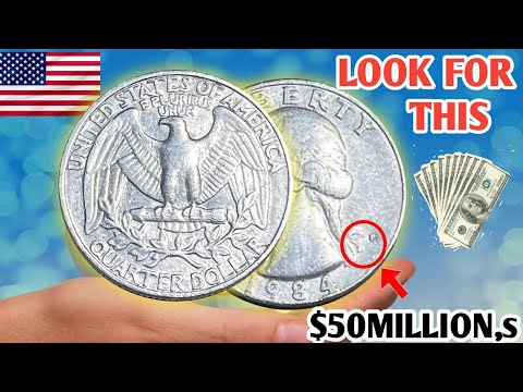 DO  NOT SPEND THESE TOP MOST VALUABLE 1984-P QUARTER DOLLAR COIN THAT COULD MAKE YOU A MILLIONAIRE!