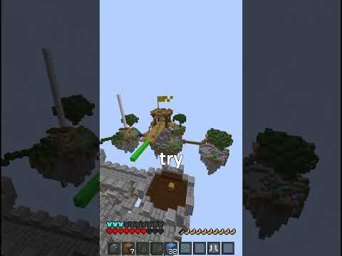 I Beat Hypixel Skywars Without Any Weapons!!!  #minecraft #minecraftsmp #minecraftserver #hypixel
