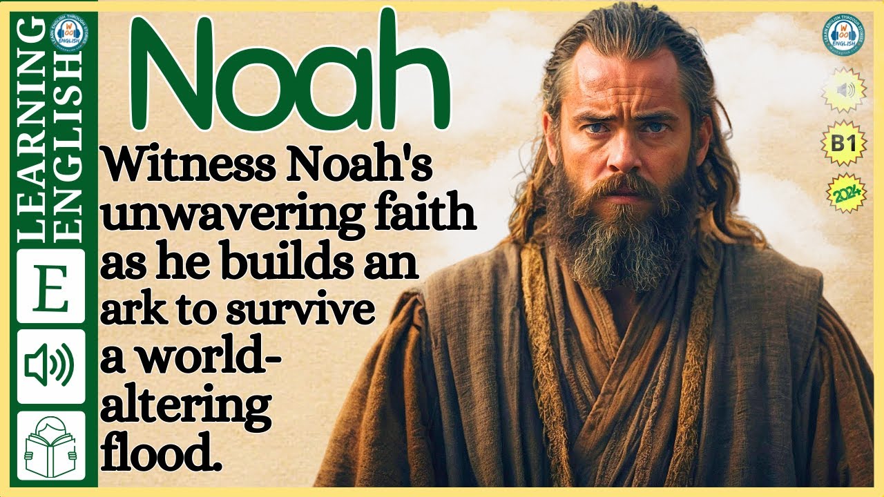 Improve your English  ⭐  Very Interesting Story - Level 3 -  Noah | WooEnglish