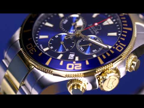 Reloj Jaguar cronógrafo para hombre en acero con cadena bicolor - J862/2 —  My Watches Corner