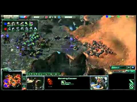 MLG Dallas 2010 - Stacraft II - SeleCT (T) VS Machine (Z) Part 1/2