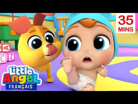 J'apprends les parties de mon corps - Comptines pour Bébé | Little Angel Français