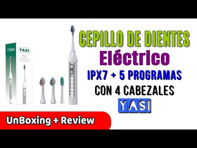 Vídeo relacionado con Cepillo de dientes eléctrico sónico para adultos,recargable 240 días de duración de batería con 2500mAh,8 cabezales de repuesto,3 modos de limpieza y resistencia al agua IPX7,negro