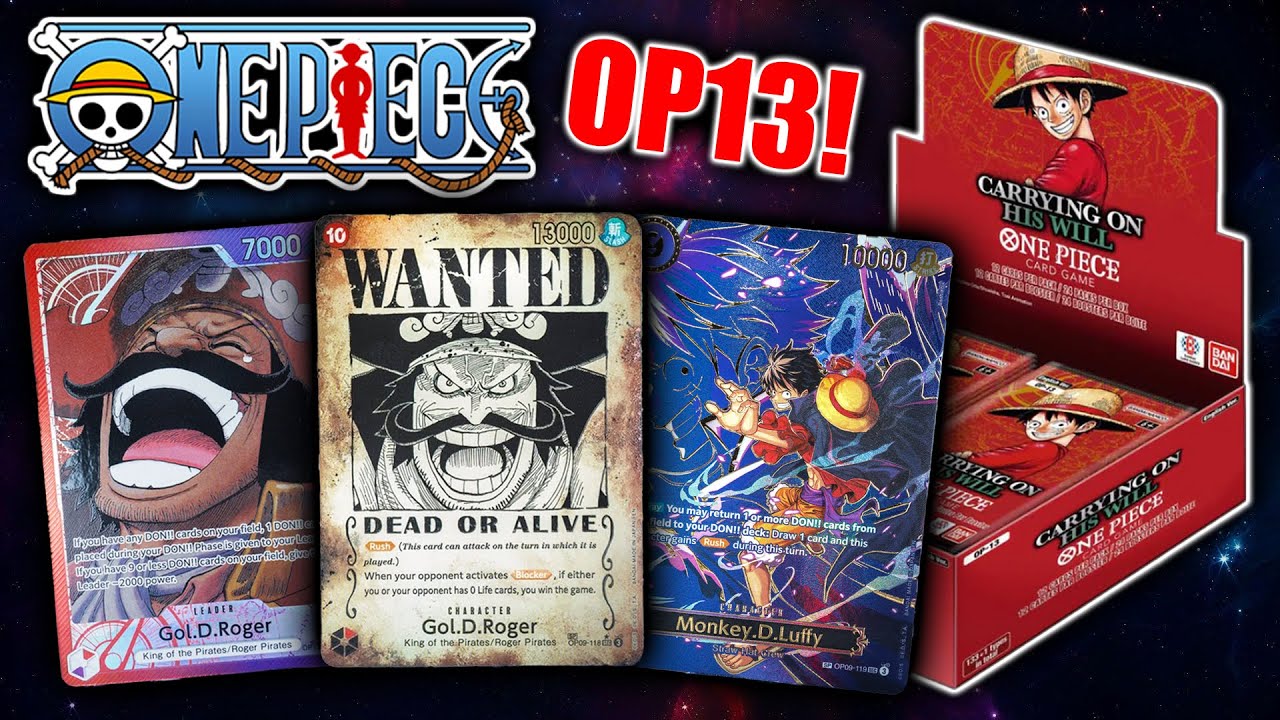 Awesome Pull! Carrying On His Will One Piece Card Game OP13 Booster Box Opening