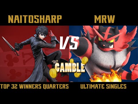 The Gamble Top 32 Winners Quarter Finals - naitosharp (Joker) vs. MRW (Incineroar) - SSBU