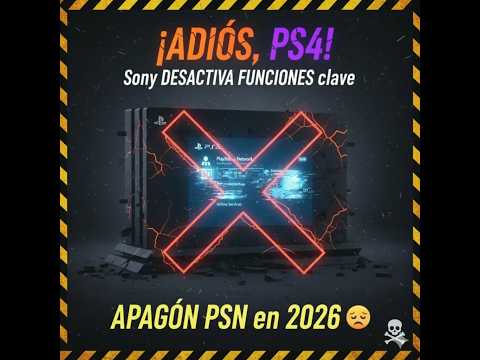 PS4 perderá funciones de PSN en 2026, según informe