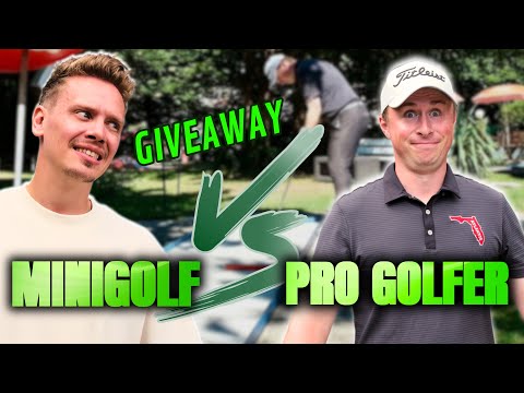 HOW WELL does a GOLF PRO play mini golf? 😱🤨