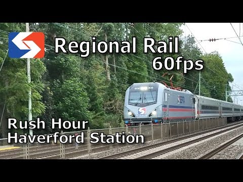 SEPTA Regional Rail: Rush Hour at Haverford