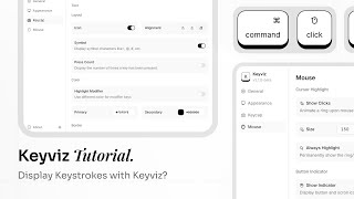 How to Display Keystrokes and mouse actions with Keyviz?