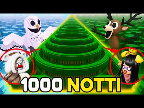 Cosa succede dopo 1000 NOTTI nella foresta di Roblox?