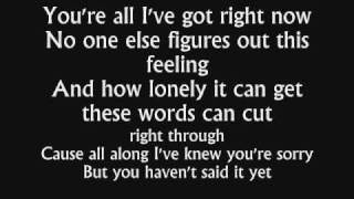 Mayday Parade - Anywhere but here [with lyrics]