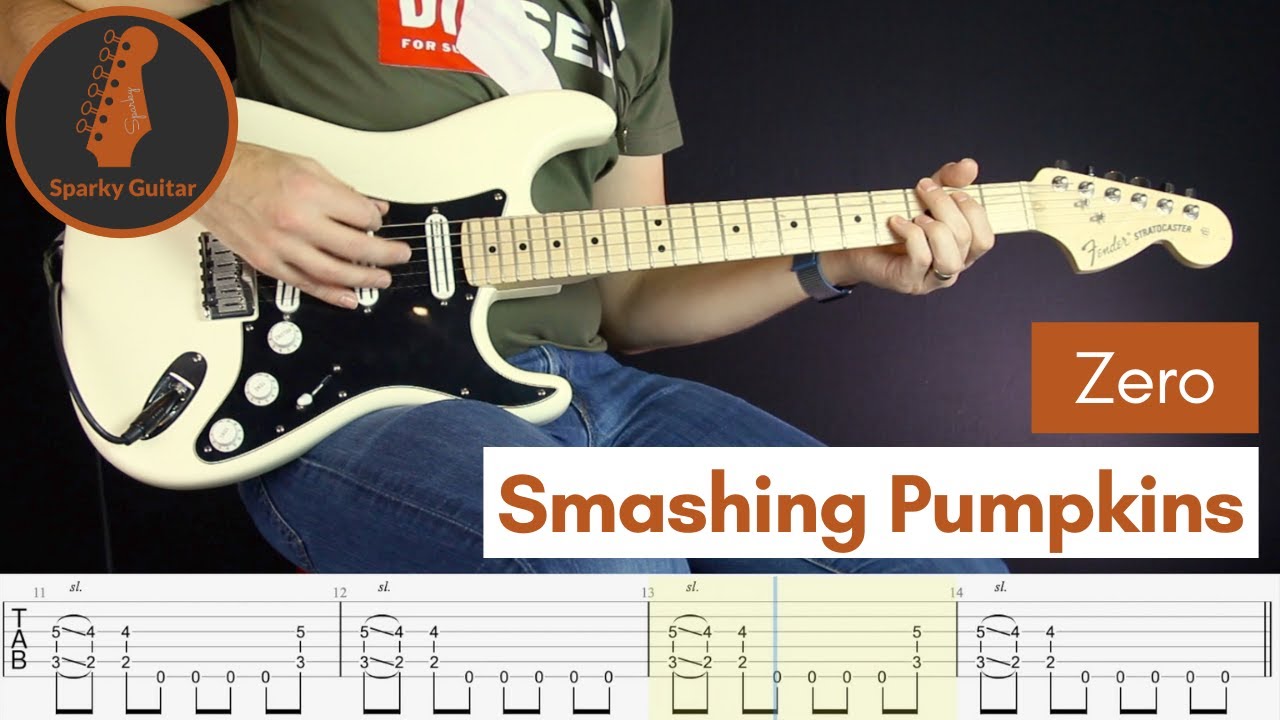 Zero - Smashing Pumpkins - Learn to Play! (Guitar Cover & Tab)