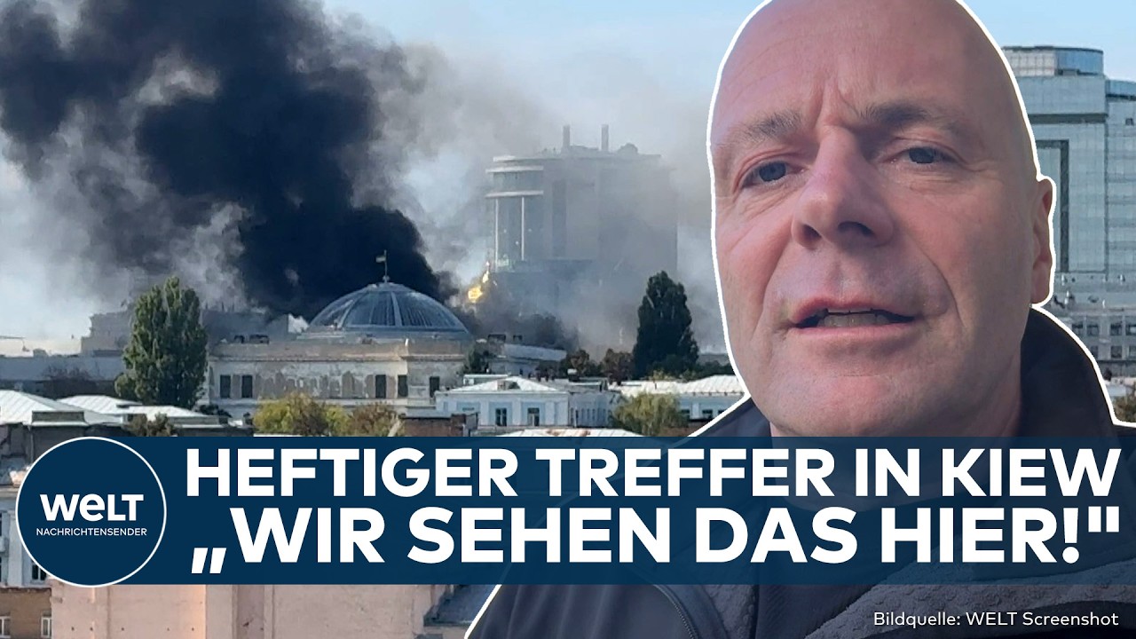 PUTINS KRIEG: "Wir sehen das hier!" Brisanter Treffer in Kiew! Russland feuert auf Ukraine