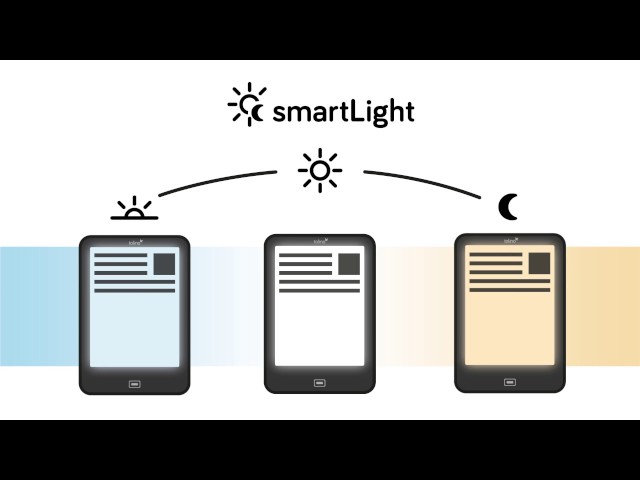 Video Teaser für So funktioniert smartLight auf dem tolino eReader: tolino smartLight Beleuchtung