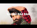 RAI RAI RAA RAA SLOWED REVERB SONG PEDDI MOVIE RAM CHARAN BUCHI BABU SANA A R RAHMAN