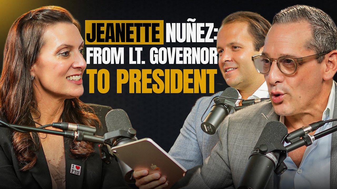 Jeanette Nunez: From Lt. Governor to President | Miami Unveiled w/ Fred Menachem & Eugenio Robaina