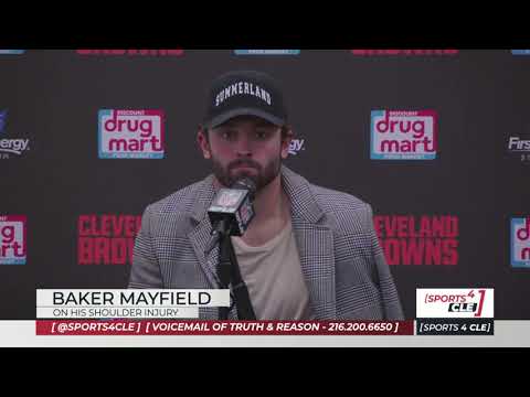 Browns QB Baker Mayfield on His Shoulder Injury - Sports 4 CLE, 10/18/21