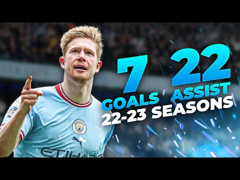 Kevin de Bruyne highlights 2022/23 | all goals, assists & skills