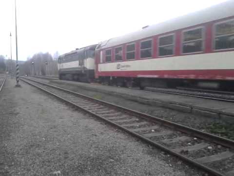 Odjezd R 1247 ze stanice Jince