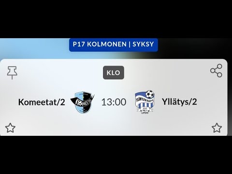 P17 Kolmonen Komeetat/2 - Yllätys/2 (1.puoliaika)