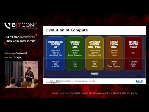 bITconf 2018 - Cloud Native in Enterprise - great opportunity and even greater responsibility