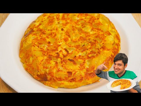 Tortilla de patatas con cebolla