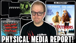 Eraser 4K Steelbook And The GREAT Outdoors On 4K! | The Physical Media Report #307