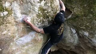 Video thumbnail of Dark Side Of The Moon, V6. Castle Rock State Park