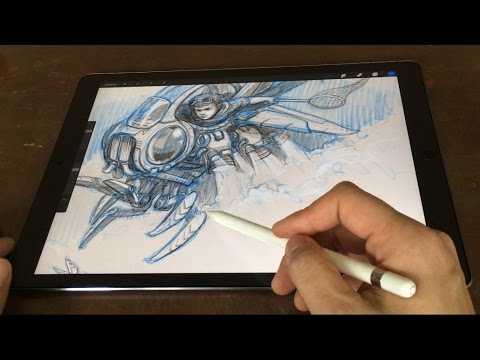 CrabFu Blog iPad Pro Pencil Artist Review vs Wacom 
