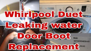 How to Replace a Door Boot Seal on a Whirlpool Duet Washer | Model WFW95HEDW0