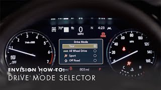 What is the Drive Mode Selector | Buick Envision How-To Videos