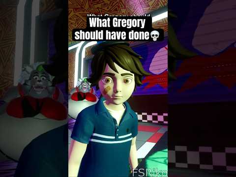 What Gregory shoulda done💀#fnafsecuritybreach