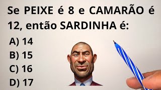 DESAFIO DE RACIOCÍNIO LÓGICO. RESPONDE OU PASSA❓