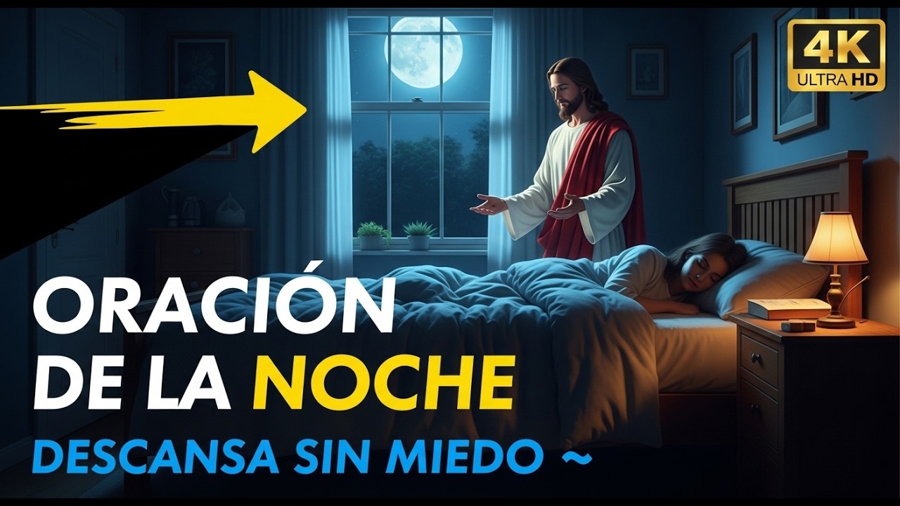 🔥 ORACIÓN PODEROSA de la NOCHE para DORMIR en PAZ y SIN MIEDO