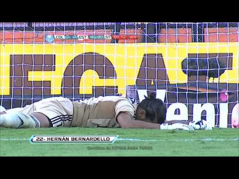 Gol Bernardello. Colón 3 Estudiantes 3. Fecha 4. Torneo Final 2013. Fútbol Para Todos.