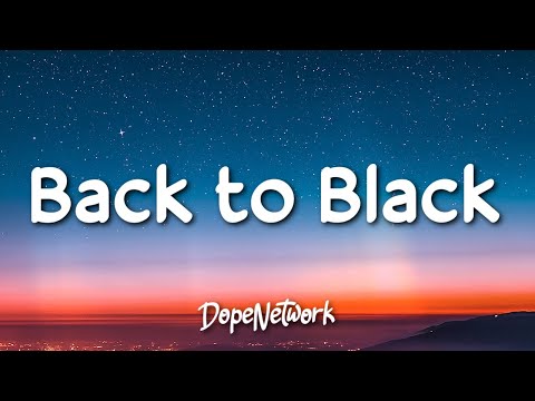 Amy Winehouse - Back To Black (Lyrics)