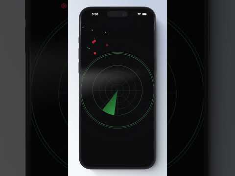 Radar Pulse UI 🌌 in SwiftUI – Scanning Effects, Blips, and Real-Time Animations!