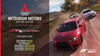 Forza Horizon 4 Mitsubishi Motors Car Pack