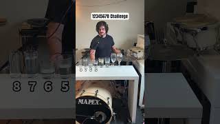Download lagu 12345678 Challenge with Glasses & Drums #shorts mp3