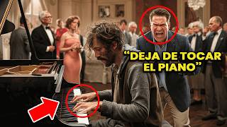 QUERIENDO HUMILLAR A UN ANCIANO POBRE, UN RICO LO INVITA A TOCAR EL PIANO EN SU FIESTA DE LUJO, PERO