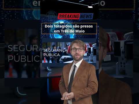 Dois foragidos são presos em Três de Maio