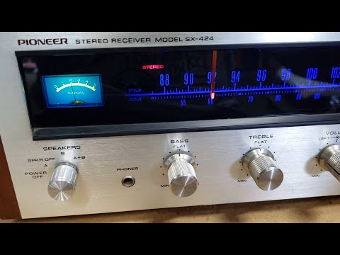 Pioneer SX 424 - Troca da iluminação.