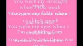 Because You Loved Me - Celine Dion [Lyrics]