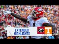 No. 1 Georgia at No. 18 Tennessee: Extended Highlights I CBS Sports