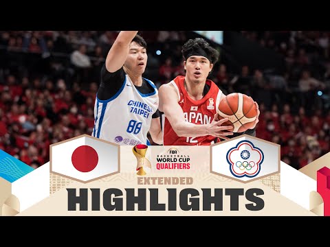 Japan v Chinese Taipei | Extended Highlights | FIBA Basketball World Cup 2027 Asian Qualifiers