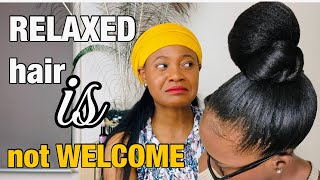 Relaxed Hair gets a bad rep. Here is why #relaxedhair