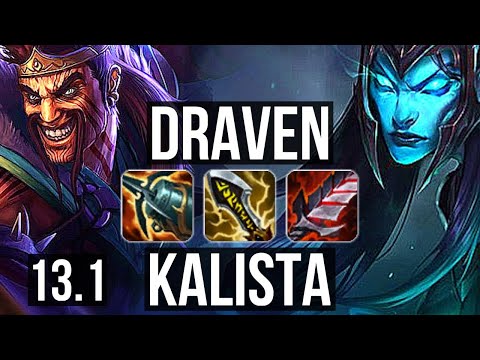 DRAVEN & Renata Glasc vs KALISTA & Thresh (ADC) | 73% winrate, 19/2/4 | EUW Grandmaster | 13.1
