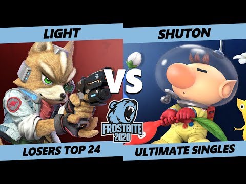 Frostbite 2020 SSBU Losers Top 24 - Rogue | Light (Fox) Vs. SST | Shuton (Olimar) Ultimate Singles